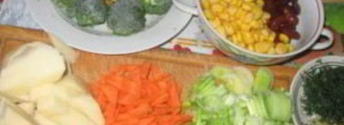 овощной суп с индейкой. Шаг 2