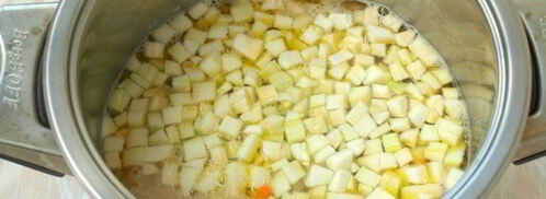 овощной суп с кабачками и помидорами. Шаг 3