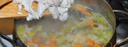 овощной суп с луком-пореем. Шаг 5