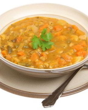 Овощной суп с орегано