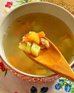 Овощной суп с овсяными хлопьями