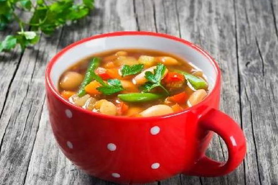 Рецепт овощного супа с пастой