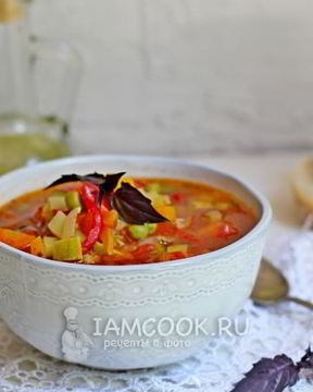 Овощной томатный суп
