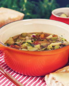 Суп Минестроне с брокколи