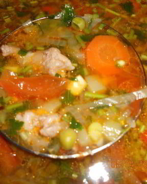 Суп овощной по-испански