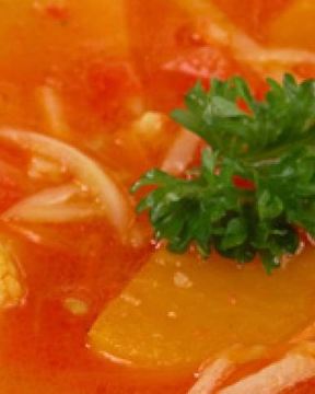 Суп овощной