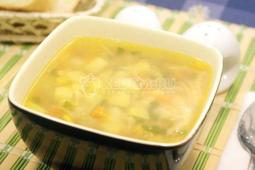 Рецепт супа с фрикадельками и овощами