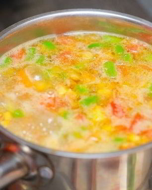 Вкусный овощной супчик