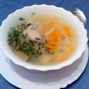 Суп с вермишелью