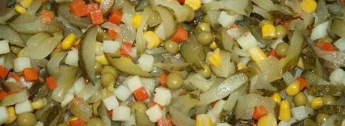 необычный рассольник с пшеничной крупой. Шаг 4