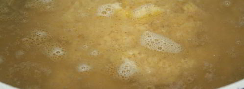 необычный рассольник с пшеничной крупой. Шаг 5