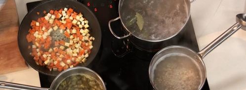 рассольник из глазного мускула с потрошками. Шаг 4