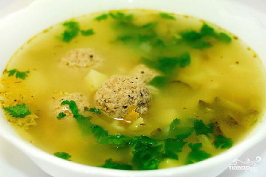 Рецепт рассольника с фрикадельками