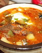 Рассольник с говядиной