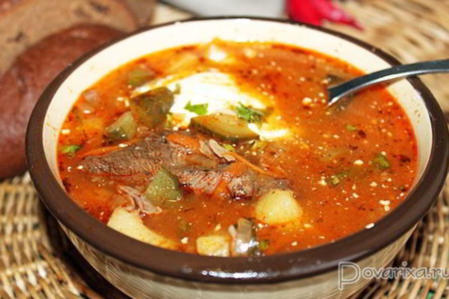 Рецепт рассольника с говядиной