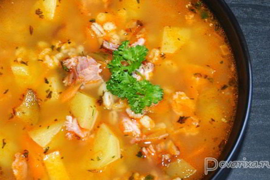 Рецепт рассольника с копченостями