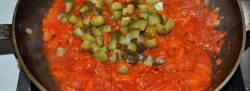 рассольник с копченостями. Шаг 6