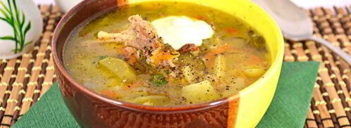 рассольник с курицей и пшеном в мультиварке. Шаг 8