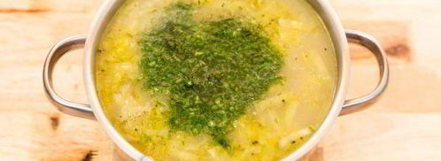 рассольник с перловкой и солеными огурцами на баранине. Шаг 14