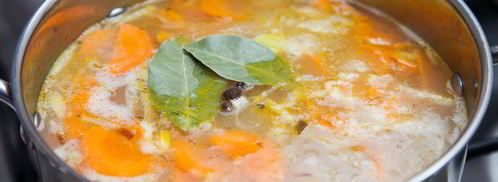 рассольник с рыбой и перловой крупой. Шаг 9