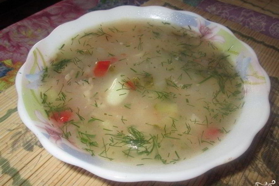 Рецепт рассольника со свининой