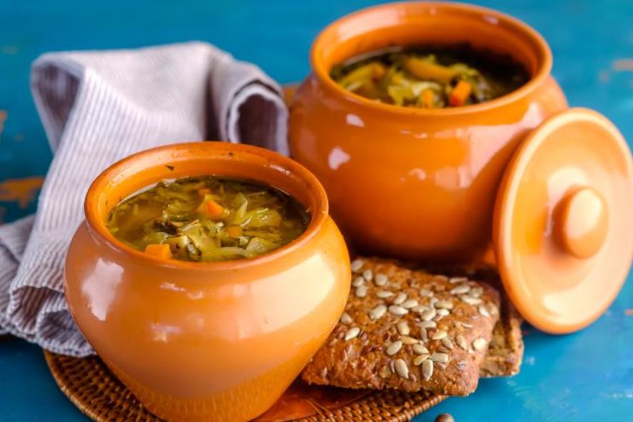 Рецепт постных щей иза квашеного капуст с грибами