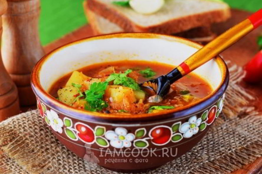 Рецепт постных щей из квашеной капусты