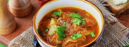 постные щи из квашеной капусты. Шаг 11