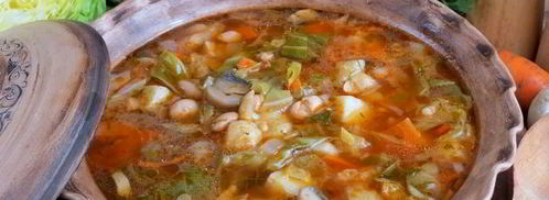 постные щи с фасолью. Шаг 12