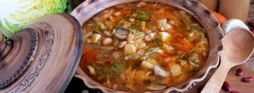 постные щи с фасолью. Шаг 13