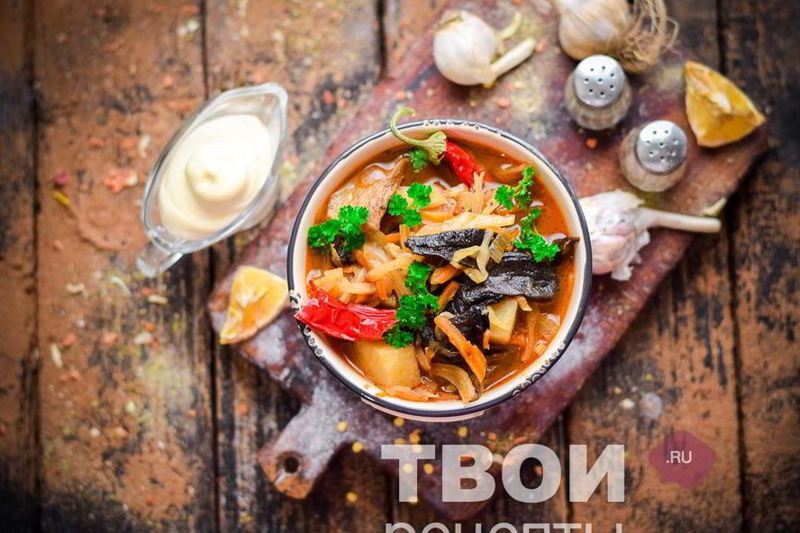 Рецепт постных щей