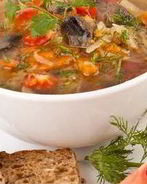 Русские щи с грибами