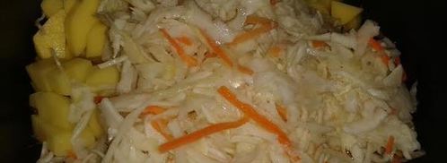 щи из квашеной капусты в мультиварке. Шаг 4