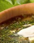 Щи из щавеля с яйцом