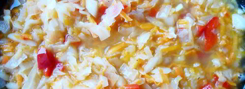 щи из свежей и квашенной капусты. Шаг 3