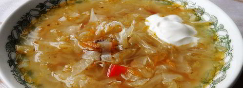 щи из свежей и квашенной капусты. Шаг 9