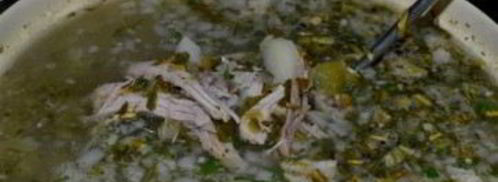 щи из зеленой квашеной капусты. Шаг 3