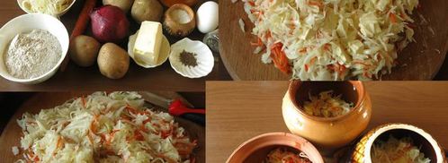 щи на утином бульоне в горшочке. Шаг 2