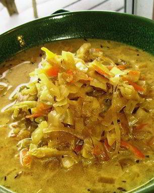 Щи постные с грибами