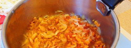 щи с гречкой и печенкой. Шаг 8