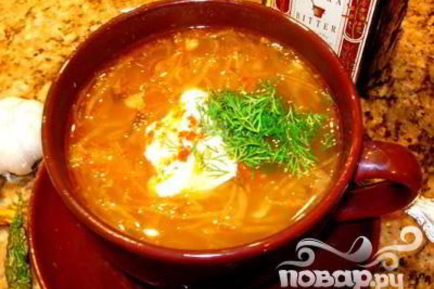 Рецепт щей с кислой капустой и мясом