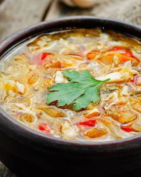 Щи с клецками