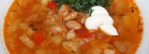 щи с консервированной фасолью. Шаг 8