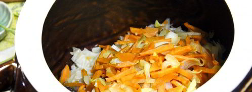 щи с курицей и грибами. Шаг 11