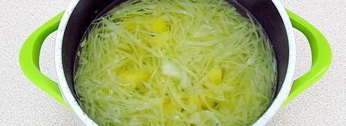 щи с рыбными консервами. Шаг 8