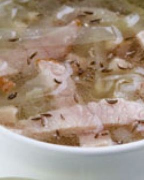 Щи с тмином и сыром