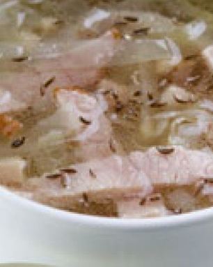 Щи с тмином и сыром