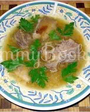 Щи томленые кислые со свининой