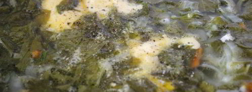 зеленые летние щи со сметаной. Шаг 6