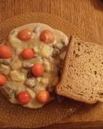 Грибная солянка с картошкой и сметаной